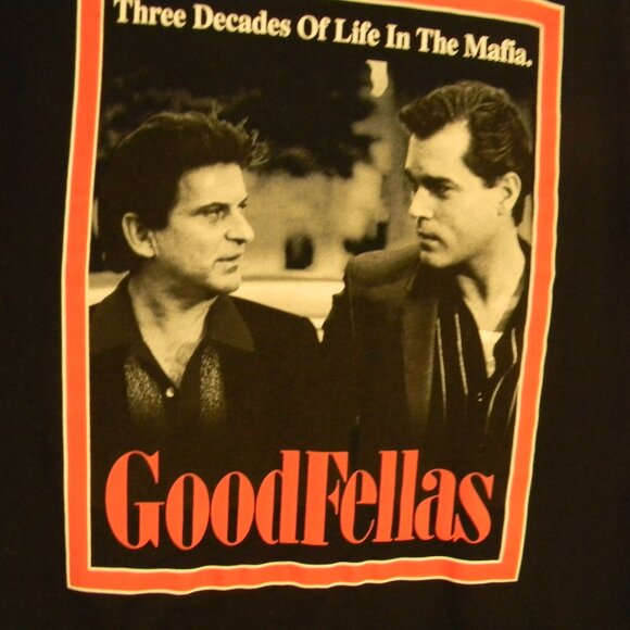 Goodfellas Graphic Tee Ray Liotta Joe Pesci Good Fellas Mafia Mobwife NWOT - Picture 3 of 4